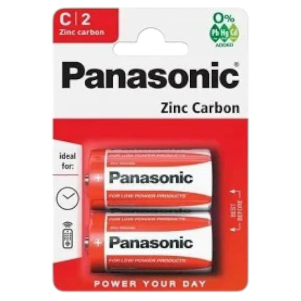 Baterie C2 R14 1.5V - Panasonic
