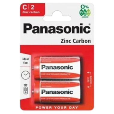 Baterie C2 R14 1.5V - Panasonic