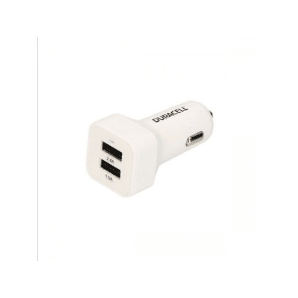 Ładowarka samochodowa z dwoma portami USB - Duracell