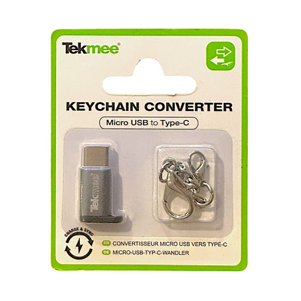 Konwerter w breloku Micro USB na Typ-C - Tekmee