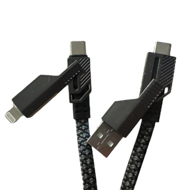 Kabel 4 w 1 USB/Type C do Lightning/Type C